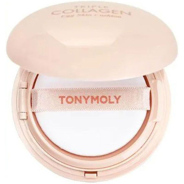 Kushon Tony Moly Triple Collagen Egg Skin, відтінок 01 (Skin Beige), 15 г - Pampik - 2