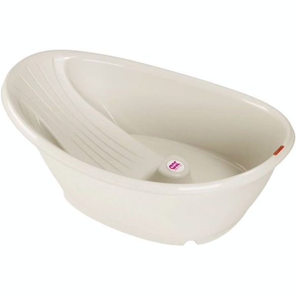 Ванночка анатомическая OK Baby Bella белая (39232300) - Pampik