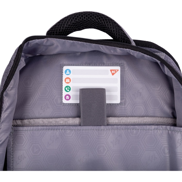 Рюкзак Yes S-86 AsPro, серый с черным (554635) - Pampik - 13