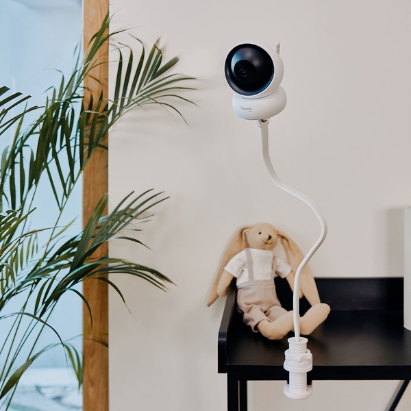 Тримач для відеоняні Lionelo Flexigrip White - Pampik - 9