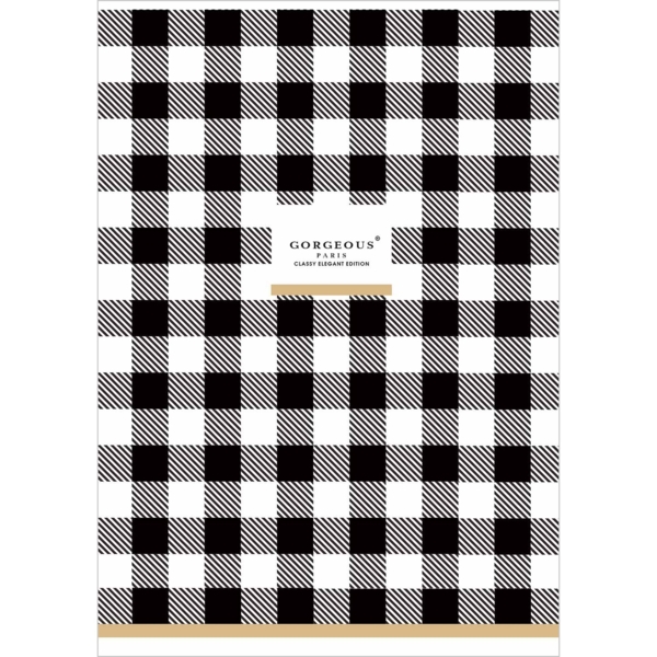 Зошит загальний Student, А4, в лінію, 40 аркушів, чорний з білим (A4-040-5213L) - Pampik