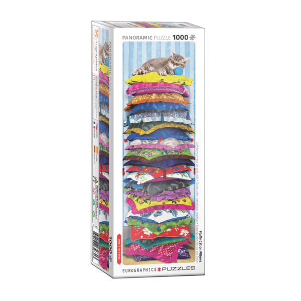 Пазл Eurographics Пухнастий кіт на подушках, 1000 елементів (6010-5631) - Pampik