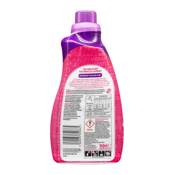 Концентрований гель для прання The Pink Stuff Detergent для кольорових речей, 960 мл - Pampik - 2