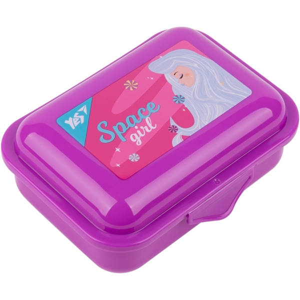Ланч-бокс Yes Space Girl, 280 мл, фіолетовий (707742) - Pampik