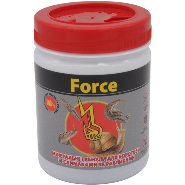 Мінеральні гранули Force для боротьби зі слимаками та равликами 150 г - Pampik
