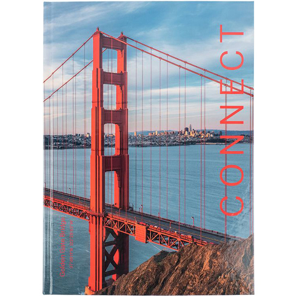 Книга записная Axent Connect A4 в клеточку 96 листов (8422-565-A) - Pampik