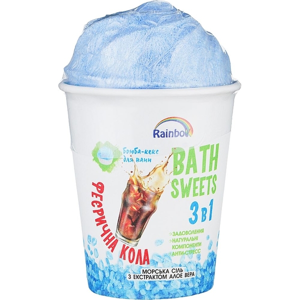 Набір Rainbow Феєрична кола Бомба для ванн + Морська сіль, 280 г - Pampik