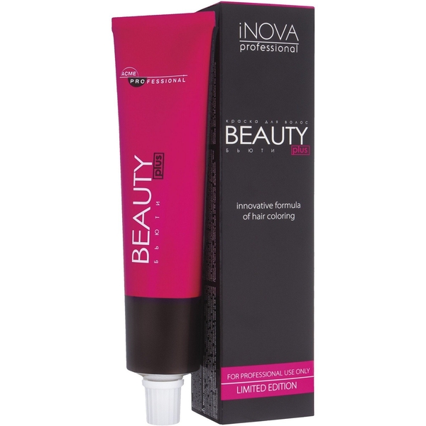 Професійна тонувальна фарба-ламінація для волосся jNOWA Professional Toning Beauty Plus, відтінок 12/46, 75 мл - Pampik