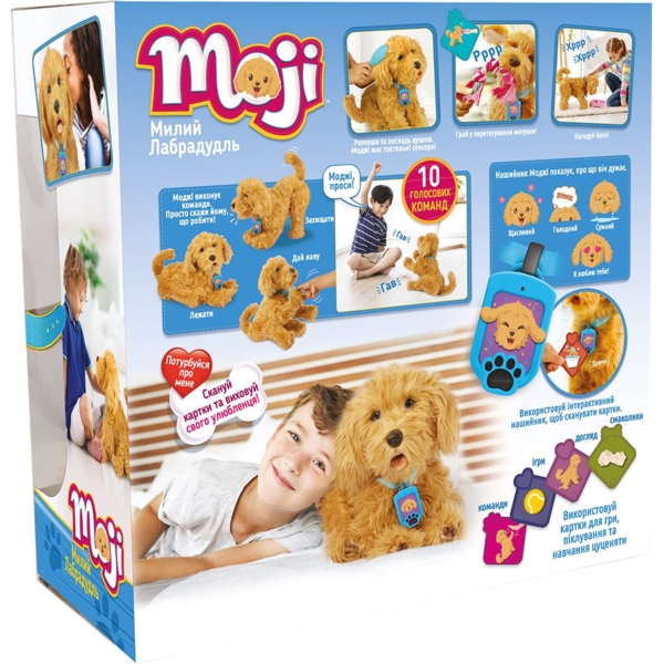 Інтерактивна іграшка My Fuzzy Friends Лабрадудель Moji (18207-UKR-ENG) - Pampik - 9