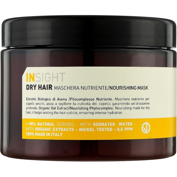 Маска Insight Dry Hair Nourishing Mask Живильна для сухого волосся 500 мл - Pampik