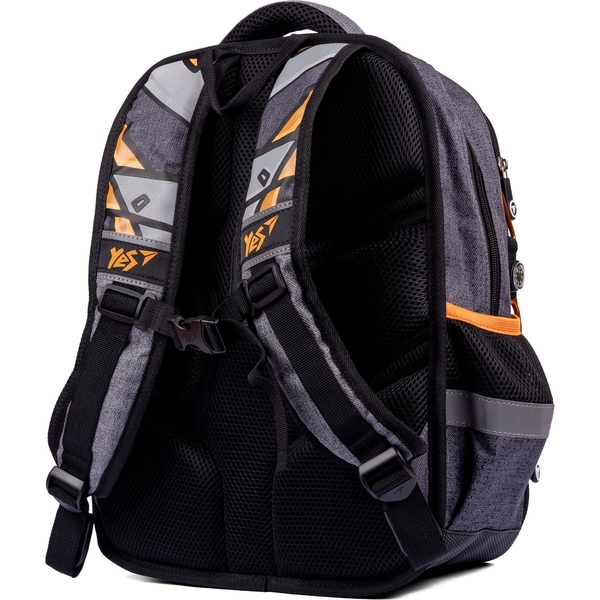 Рюкзак Yes S-86 AsPro, серый с черным (554635) - Pampik - 5