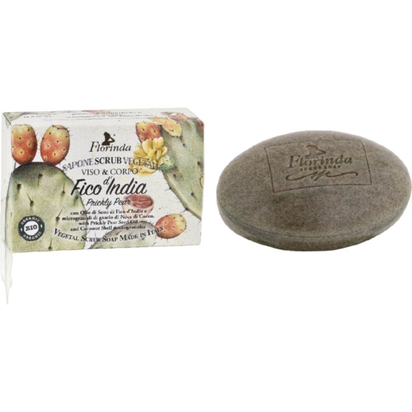 Мыло-скраб Florinda с маслом косточек опунции, 200 г - Pampik