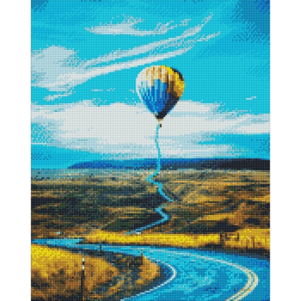 Набір з алмазною мозаїкою Ідейка Шлях вгору, 50х40 см (AMO7185) - Pampik