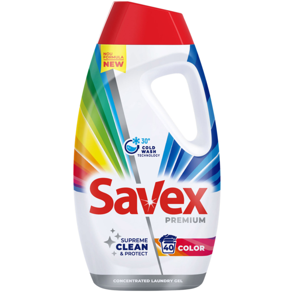 Гель для стирки Savex Premium Color, 1.8 л - Pampik