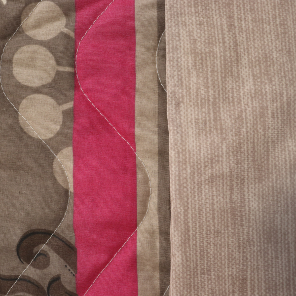 Стеганое покрывало-пододеяльник LightHouse 4 сезона Eftelya бязь голд 200х220 см коричневое (3500_2.0LH_п) - Pampik - 6