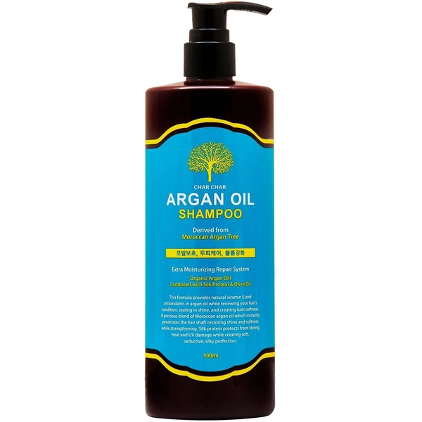 Шампунь для волос Char Char Аргановое масло Argan Oil Shampoo, 500 мл (005515) - Pampik