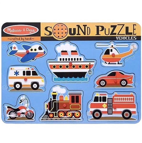 Звуковий пазл Melissa&Doug Машинки (MD725) - Pampik