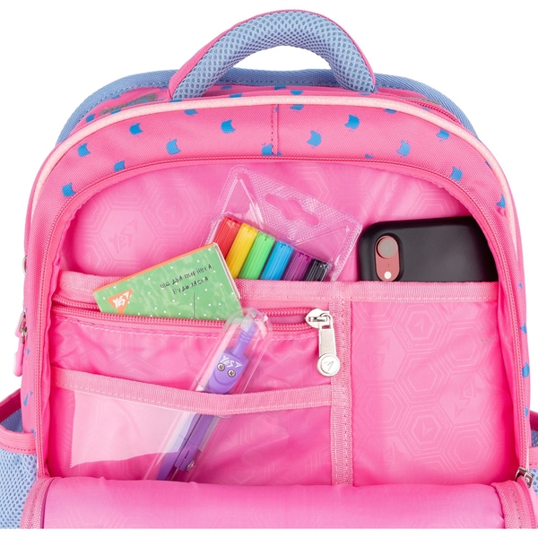 Рюкзак Yes S-72 Cats, бузковий з рожевим (559034) - Pampik - 9