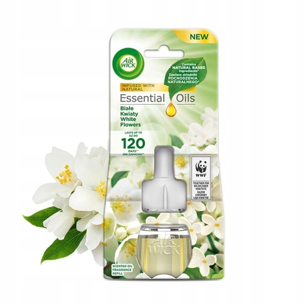 Змінний флакон до електричного ароматизатора Air Wick Білі квіти, 19 мл - Pampik - 2