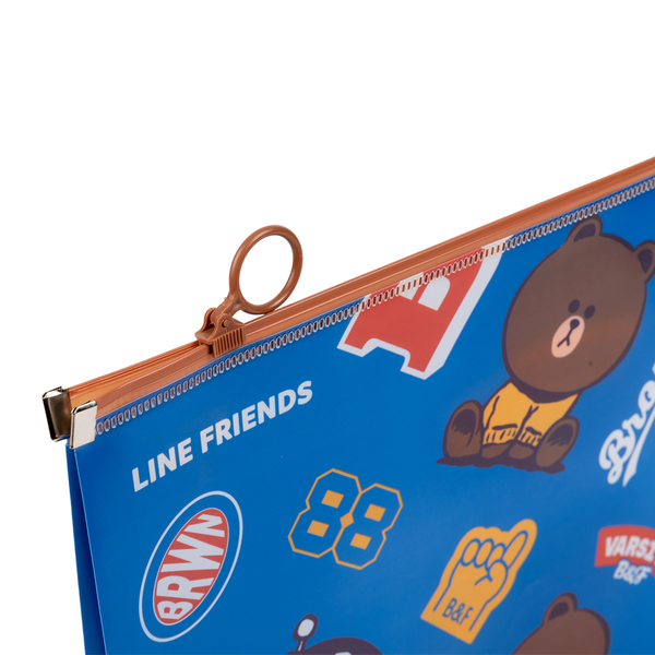 Папка Yes Line Friends, B5, на молнии (492091) - Pampik - 2