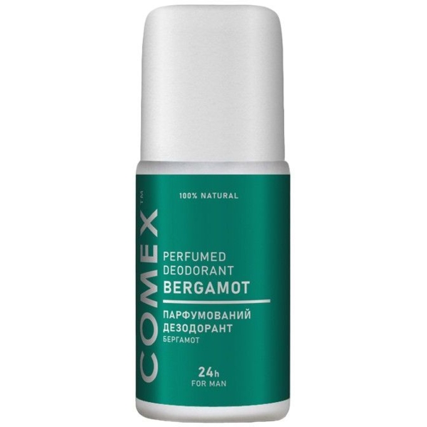 Дезодорант натуральний Comex Бергамот для чоловіків, стік, 50 мл - Pampik