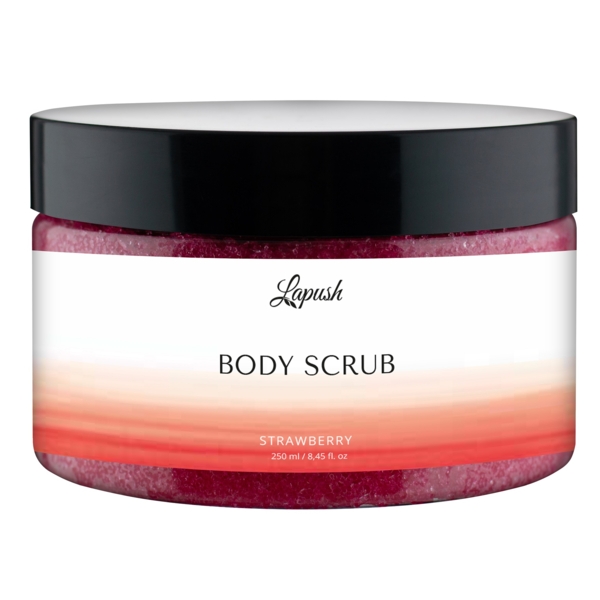 Цукровий скраб для тіла Lapush Strawberry 250 мл (LP_SKR_PLN_250) - Pampik