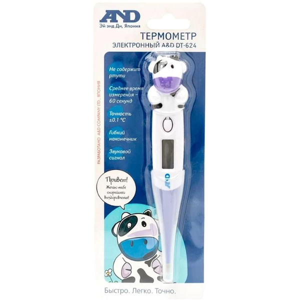 Цифровой термометр AND A&D DT-624 (C), синий - Pampik - 2