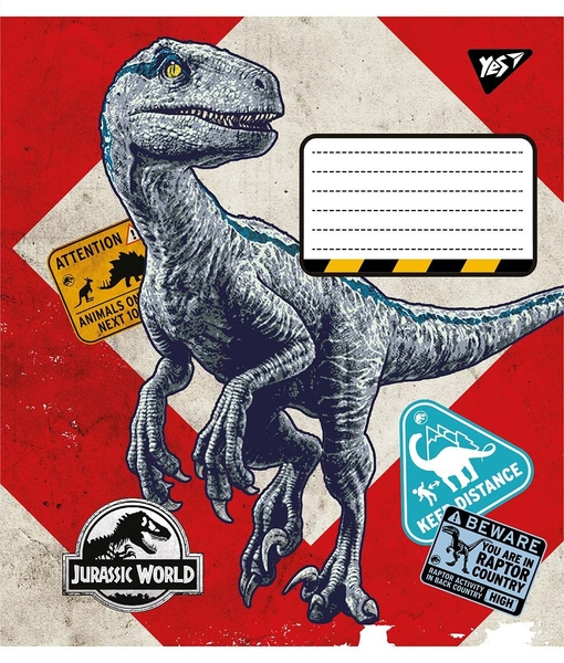 Набір зошитів Yes Jurassic world А5, в лінію, 18 аркушів, 25 шт. (766350) - Pampik - 2