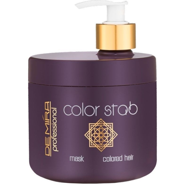 Маска-стабілізатор DeMira Professional Tech Color Stub для фарбованого волосся, 500 мл - Pampik