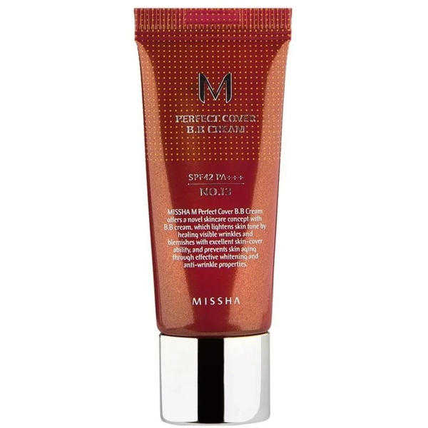 ВВ-крем Missha M Perfect Cover RX SPF42/PA+++ відтінок 13 (Bright Beige) 20 мл - Pampik