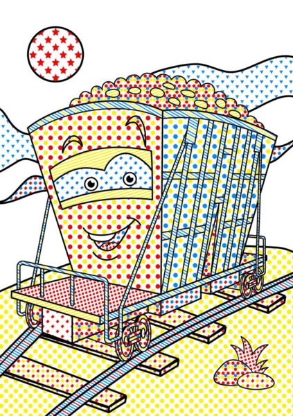 Чарівна водна розмальовка Кристал Бук Поїзди, 8 сторінок (F00024505) - Pampik - 3