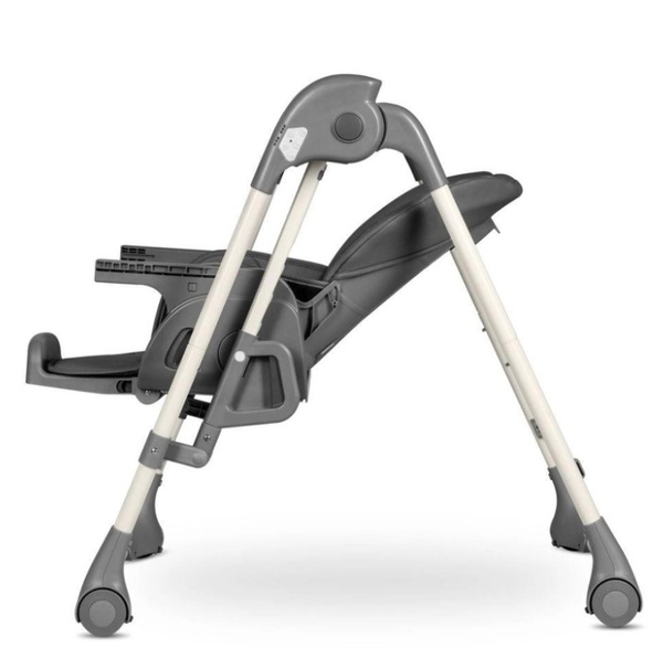 Стільчик для годування Lionelo Laurice Grey Stone, з функцією гойдалки, темно-сірий - Pampik - 10