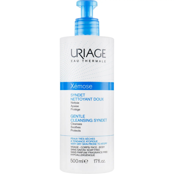 Мягкий очищающий гель Uriage Xemose Syndet 500 мл - Pampik