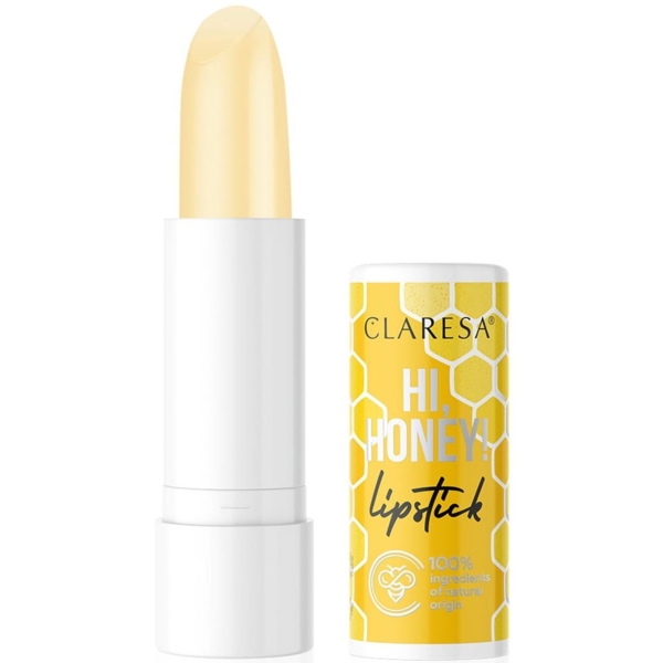 Бальзам для губ Claresa Hi, Honey! медовий, 4 г - Pampik