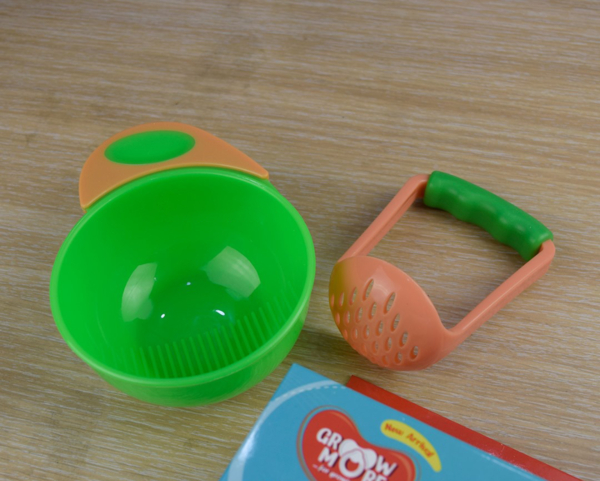 Тарелка с толкушкой Lindo зеленая (РК 059) - Pampik - 3