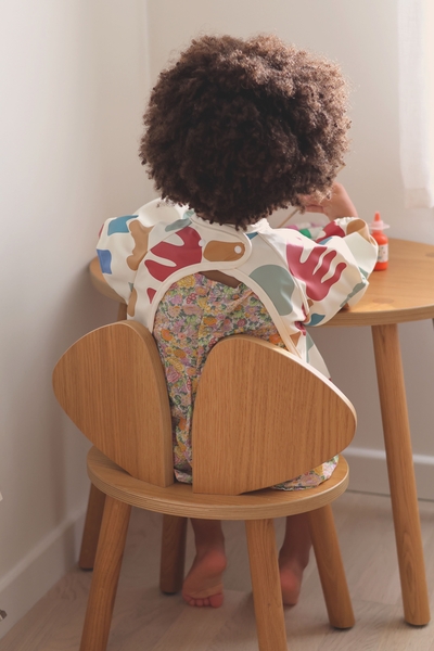 Нагрудник-фартух Beaba з рукавами, різнобарвний (913576) - Pampik - 8