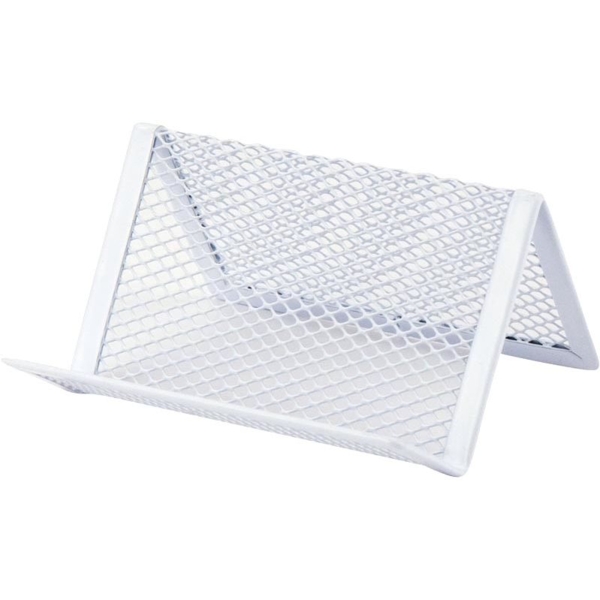 Подставка для визиток Axent 9.5x8x6 см белая (2114-21-A) - Pampik