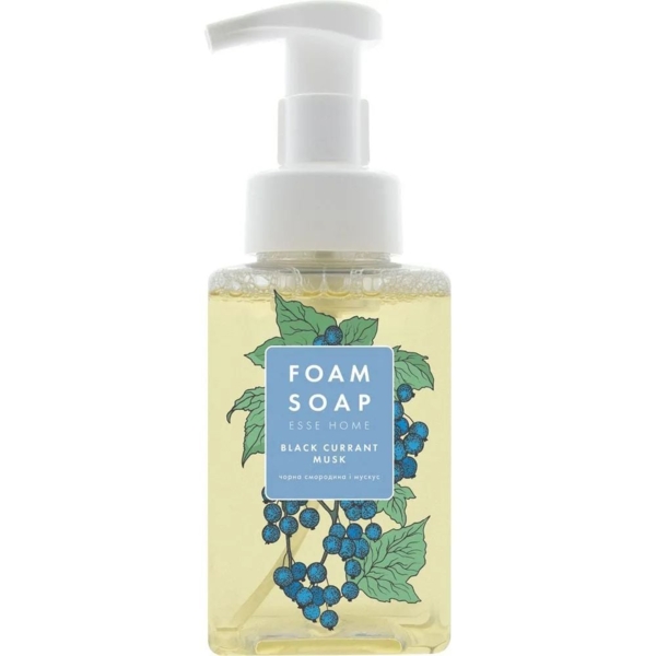 Мило-піна для рук Esse Home Чорна смородина і мускус, 450 мл - Pampik