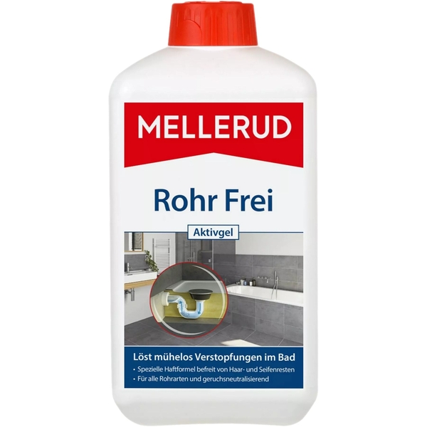 Гель Mellerud для усунення засмічень та запахів в сифонах і трубах 1 л (2003109151) - Pampik