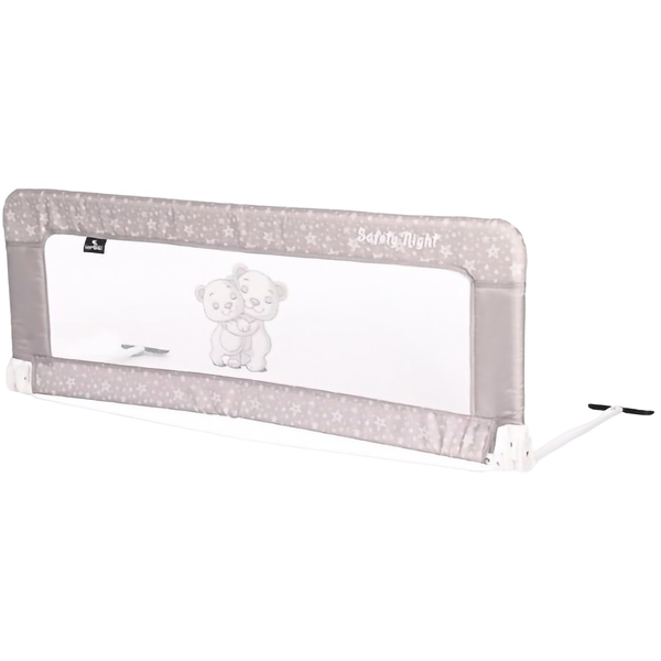 Барьерка на кроватку Lorelli Safety Night, серая (24592) - Pampik
