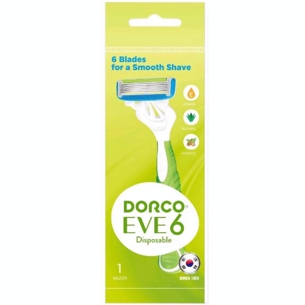 Бритва одноразова Dorco Eve6 6 лез, 1 шт. - Pampik