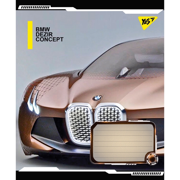 Набір зошитів Yes Dezir Concept, A5, в клітинку, 60 аркушів, 10 шт. (766471) - Pampik - 4