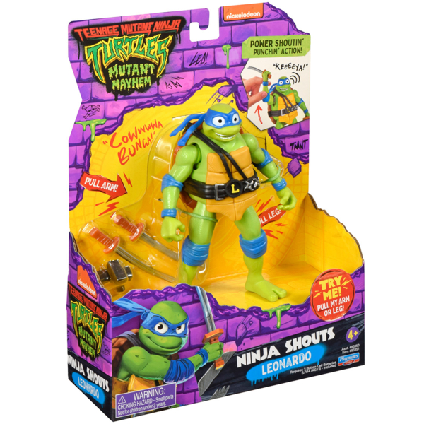 Игровая фигурка TMNT Черепашки-Ниндзя Леонардо (83351) - Pampik