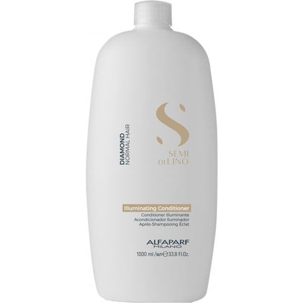 Кондиционер для волос Alfaparf Milano Semi Di Lino Diamond Illuminating Conditioner, 1000 мл - Pampik