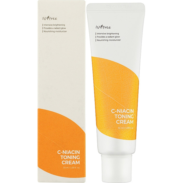 Крем для выравнивания тона кожи IsNtree C-Niacin Toning Cream, с ниацинамидом, 50 мл - Pampik