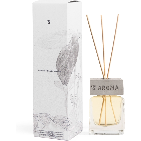 Аромат для дому Sister's Aroma Базилік та чорний перець, 110 мл - Pampik