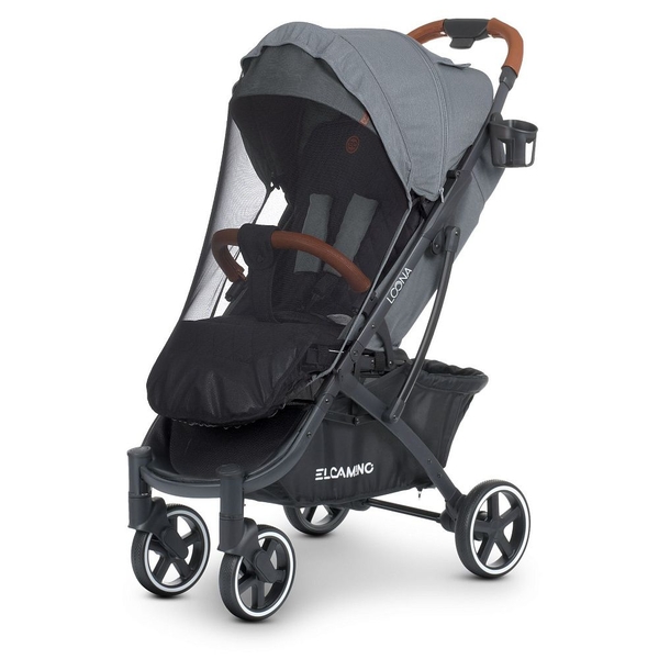 Коляска El Camino Loona ME 1090-1 Smoke Grey (25382) - Pampik - 13