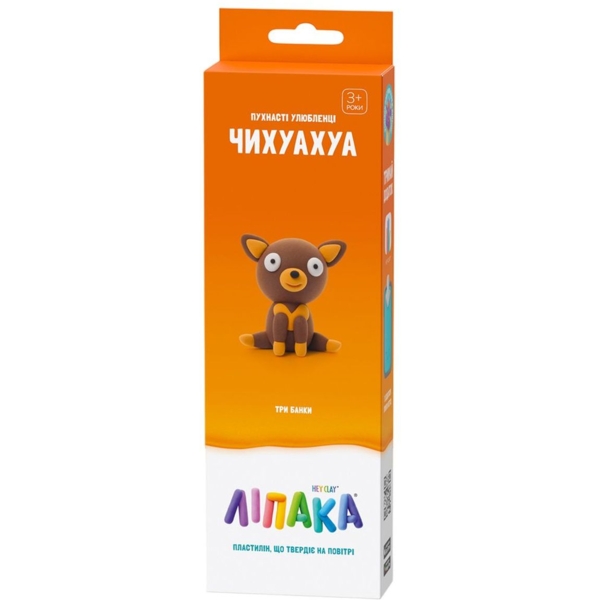 Набір пластиліну Ліпака Пухнасті улюбленці Чихуахуа (30111-UA01) - Pampik