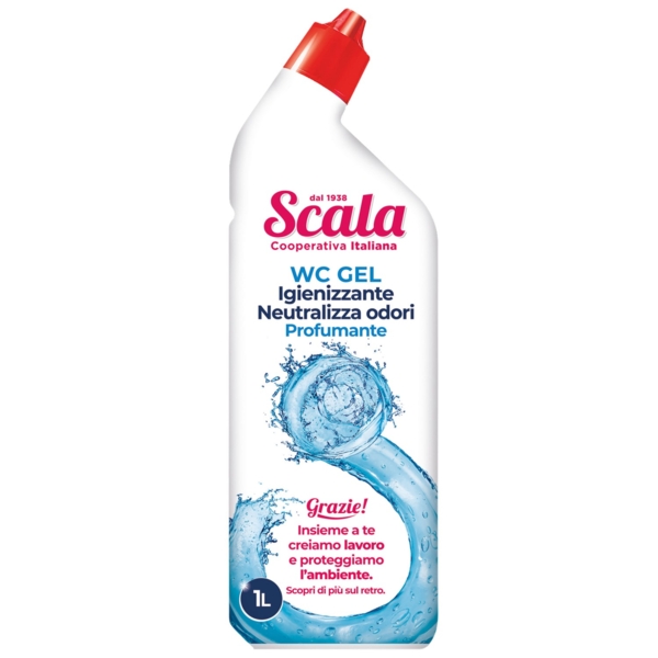 Гель для мытья унитаза Scala WC Gel Profumanto, 1 л - Pampik