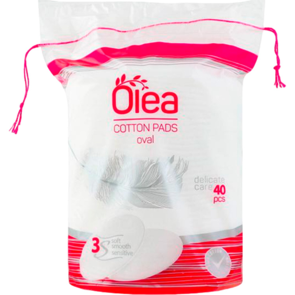 Диски ватні Olea, овальні, 40 шт. - Pampik